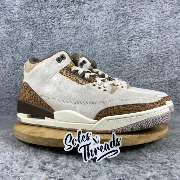 Air Jordan 3 Retro Palomino Size 10 Men Sneakers Light Orewood Brown CT8532-102 main image 7